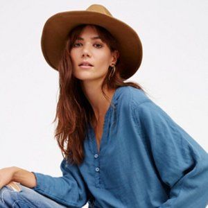 Free People Doublecloth Solid Top